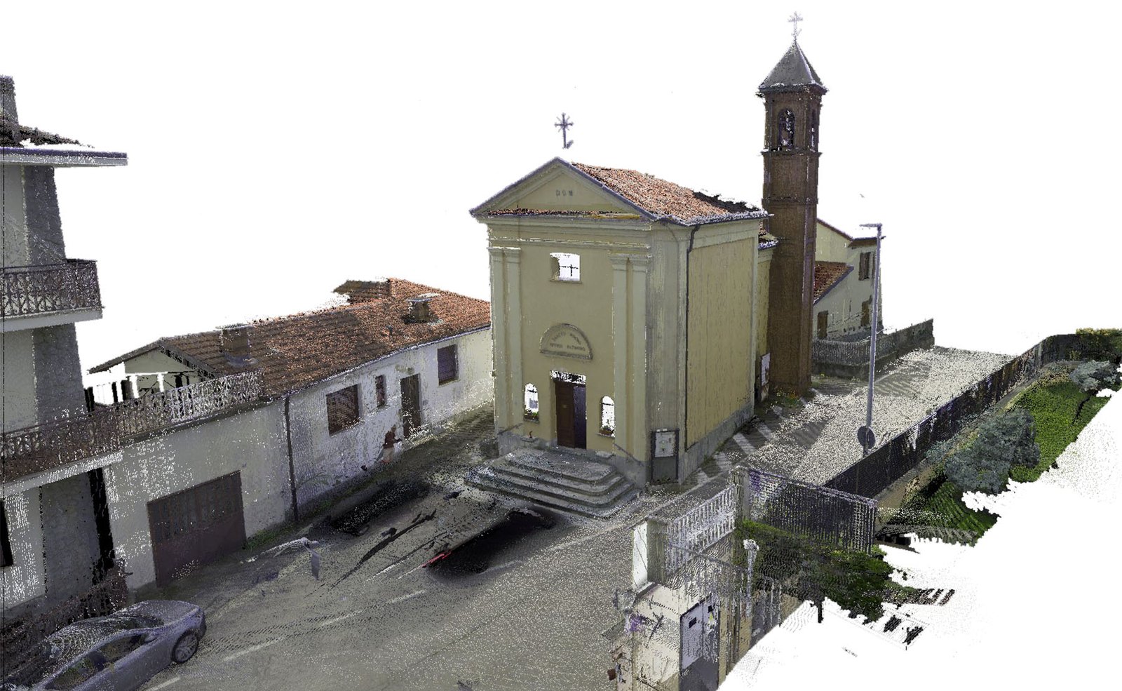 Geometra Olivero rilievo laser scanner e drone