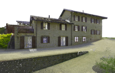 geometra olivero rilievo laser scanner drone edificio residenziale campo tennis piscina provincia cuneo
